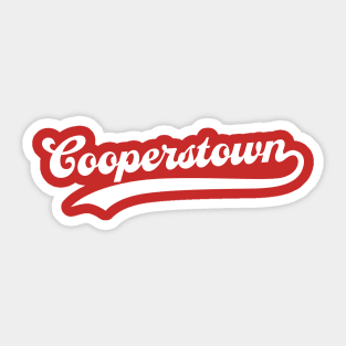 Cooperstown New York Vacation Baseball Sticker